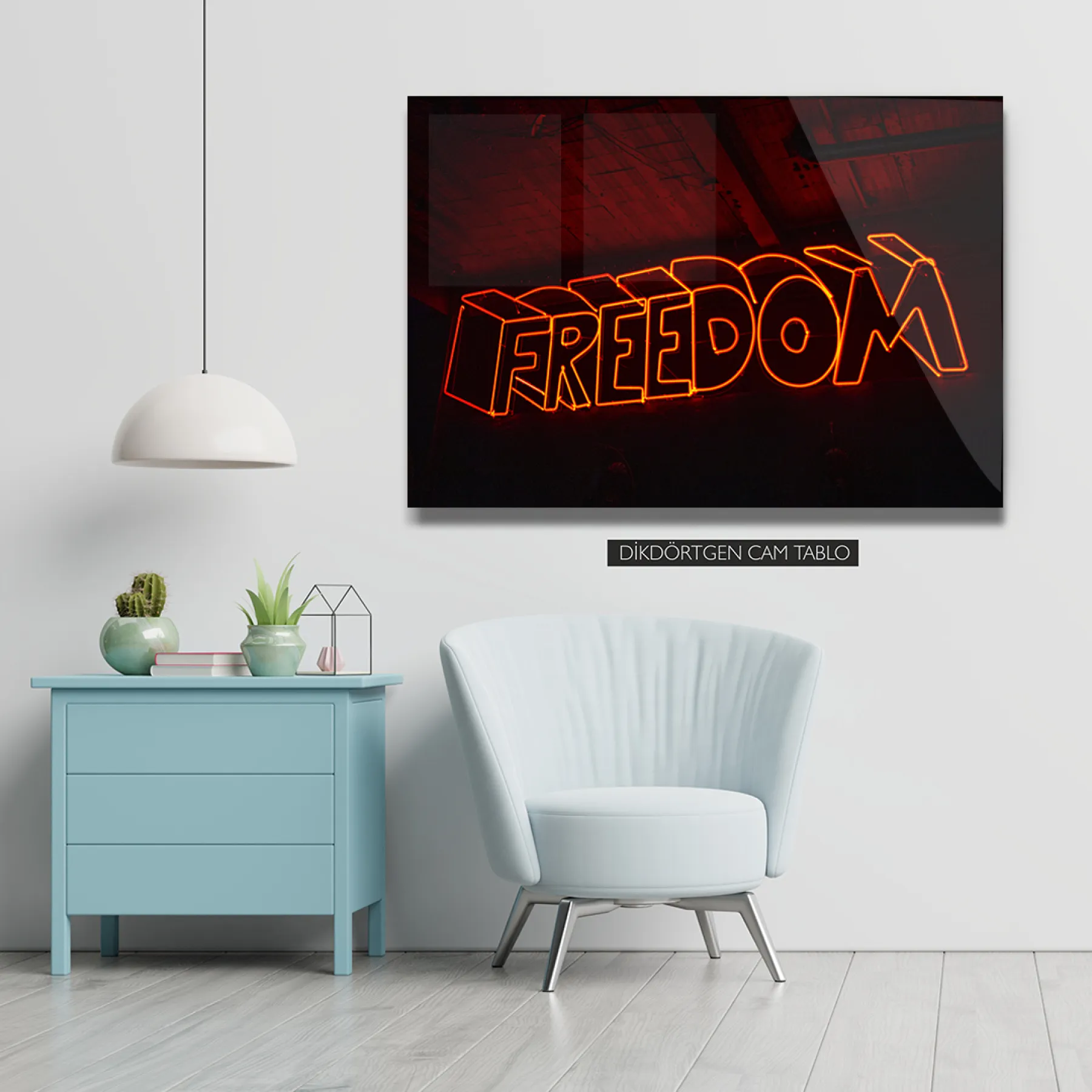 Freedom Neon Cam Tablo